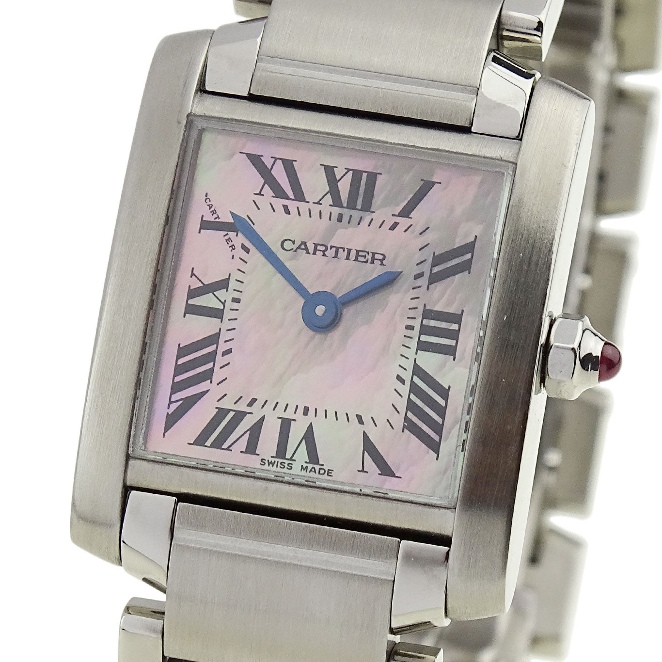 Cartier Tank Francaise Steel Ladies Wristwatch W51028Q3