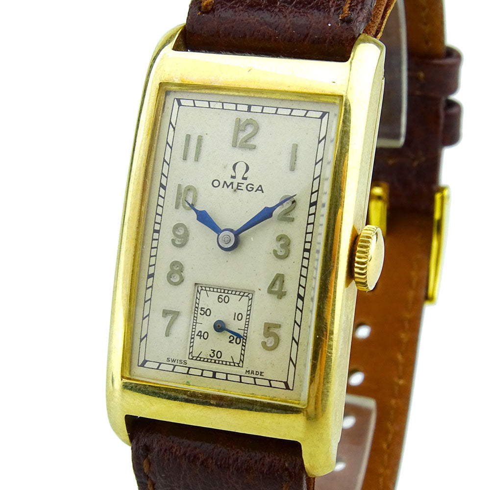 Omega Vintage 9ct Gold Mechanical