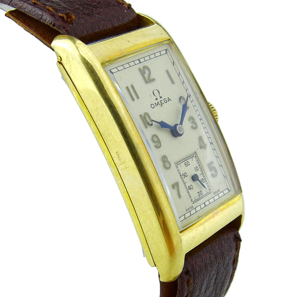 Omega Vintage 9ct Gold Mechanical