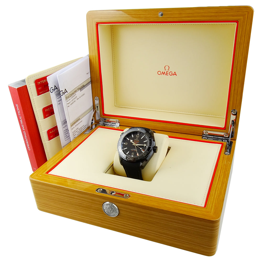 Omega Seamaster Planet Ocean GMT Deep Black 215.92.46.22.01.001