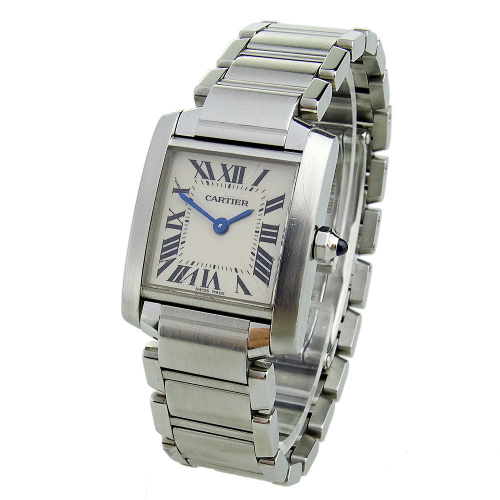 Cartier Tank Francaise Steel Wristwatch W51008Q3