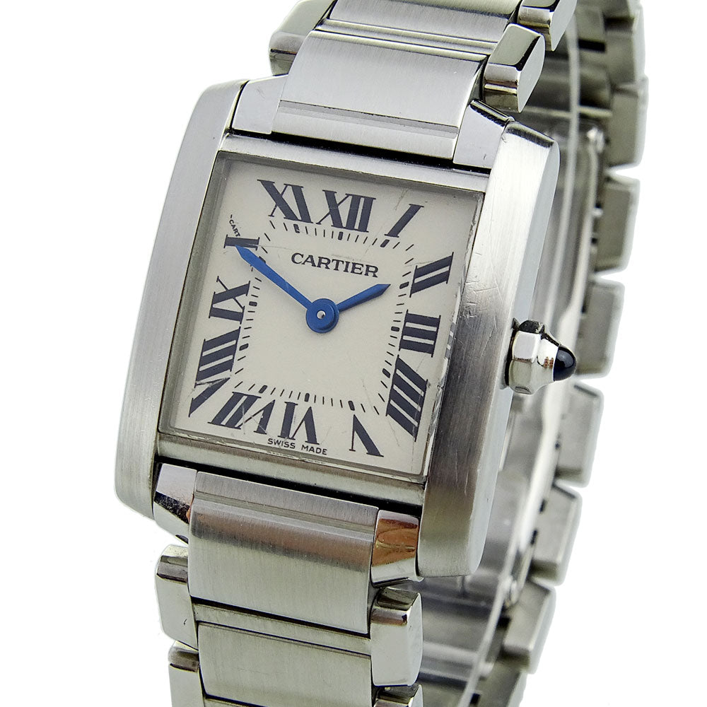 Cartier Tank Francaise Steel Wristwatch W51008Q3