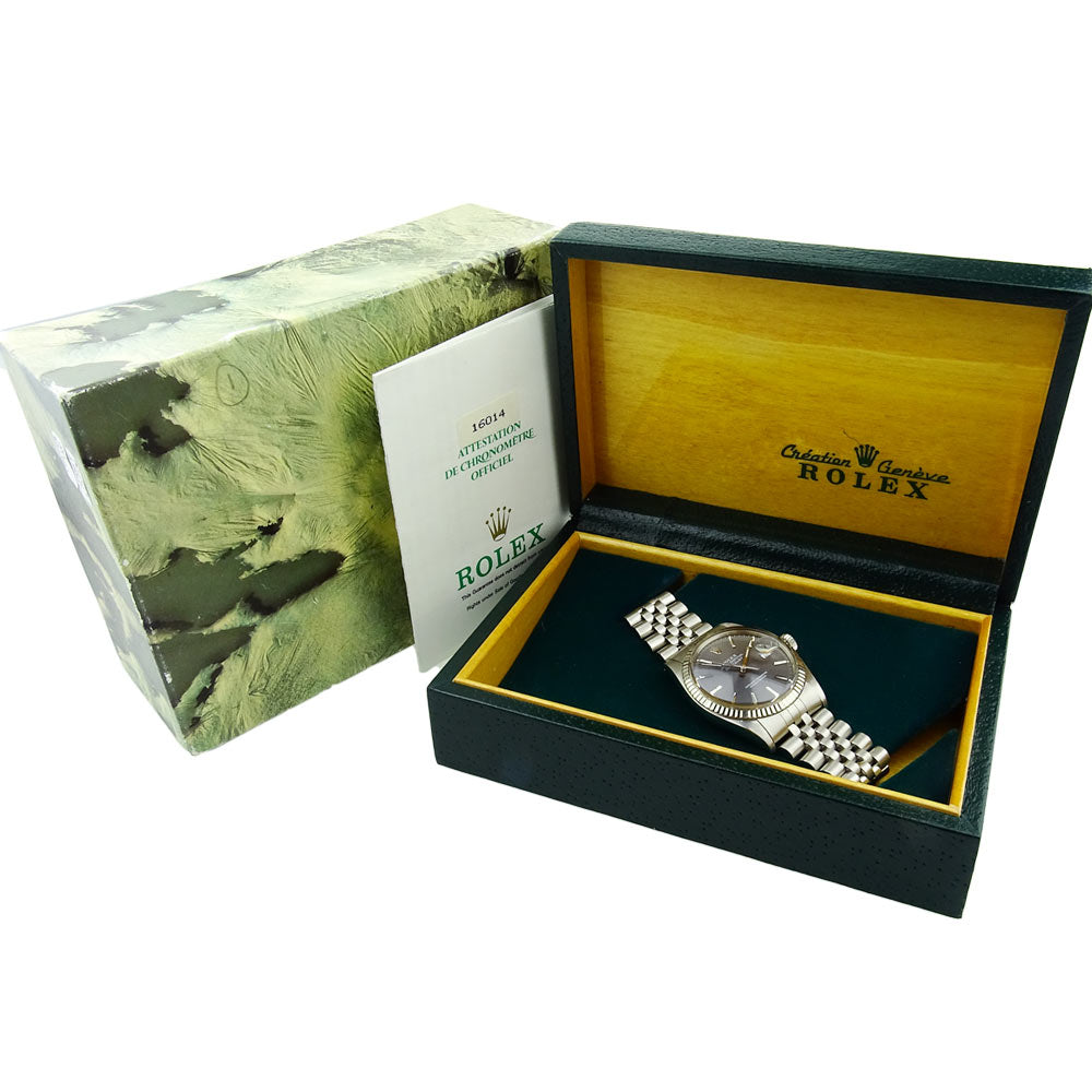 Rolex Datejust Steel and White Gold 16014