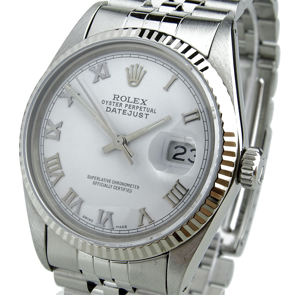 Rolex Datejust Steel and White Gold 16014