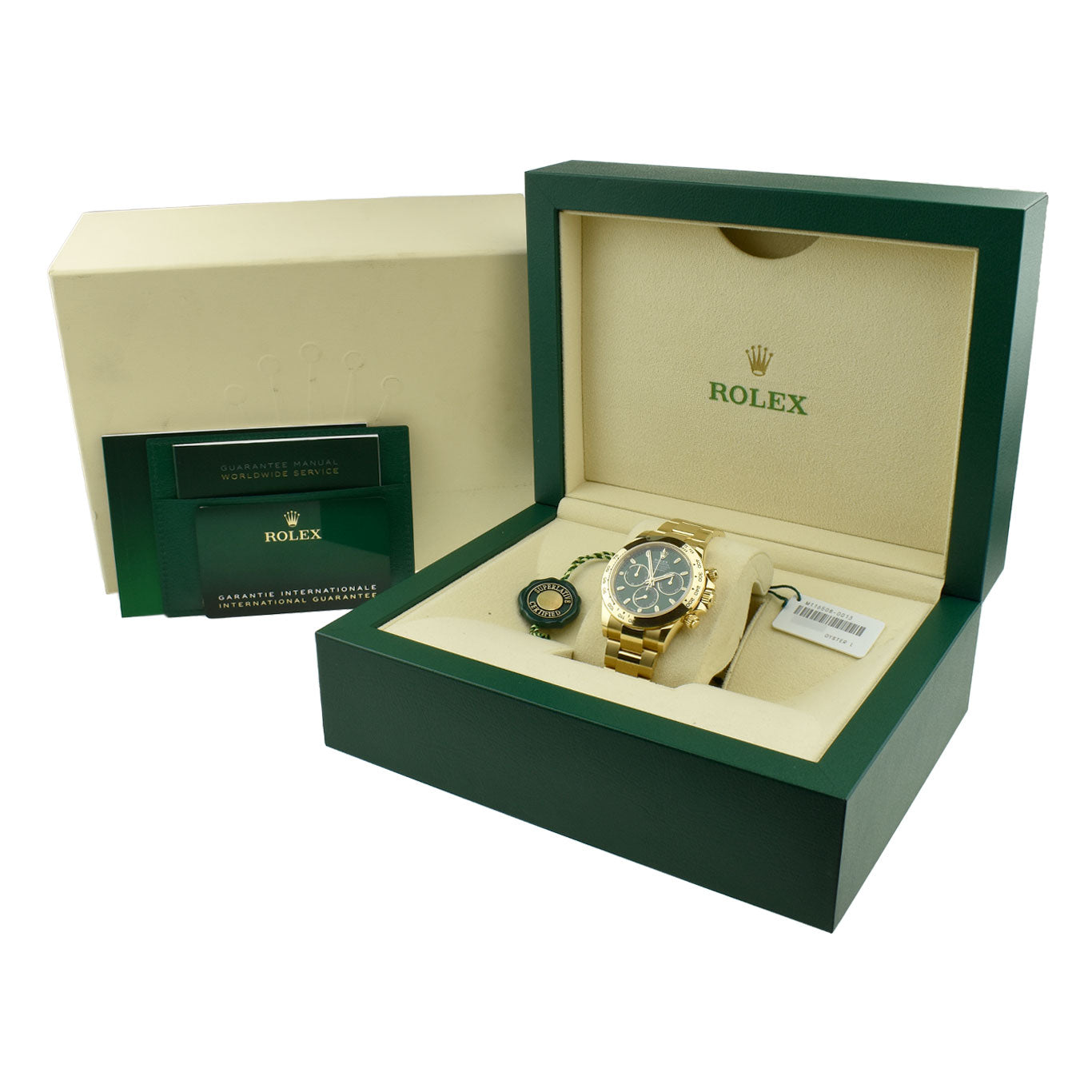 Rolex Daytona Cosmograph 18ct Gold Green Dial 116508