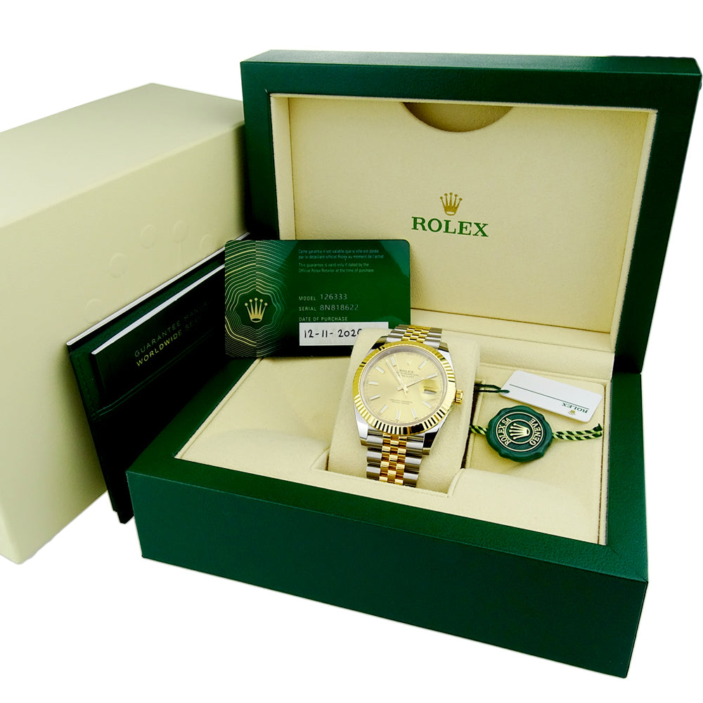 Rolex Datejust 41 Steel and Gold 126333