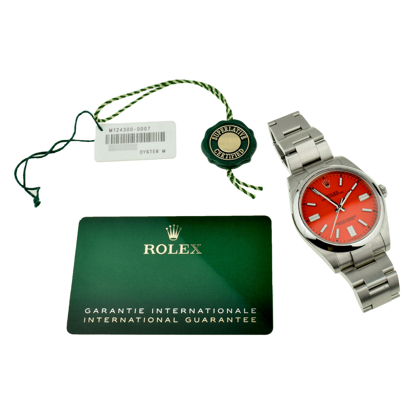 Rolex Oyster Perpetual 41 Coral Red124300
