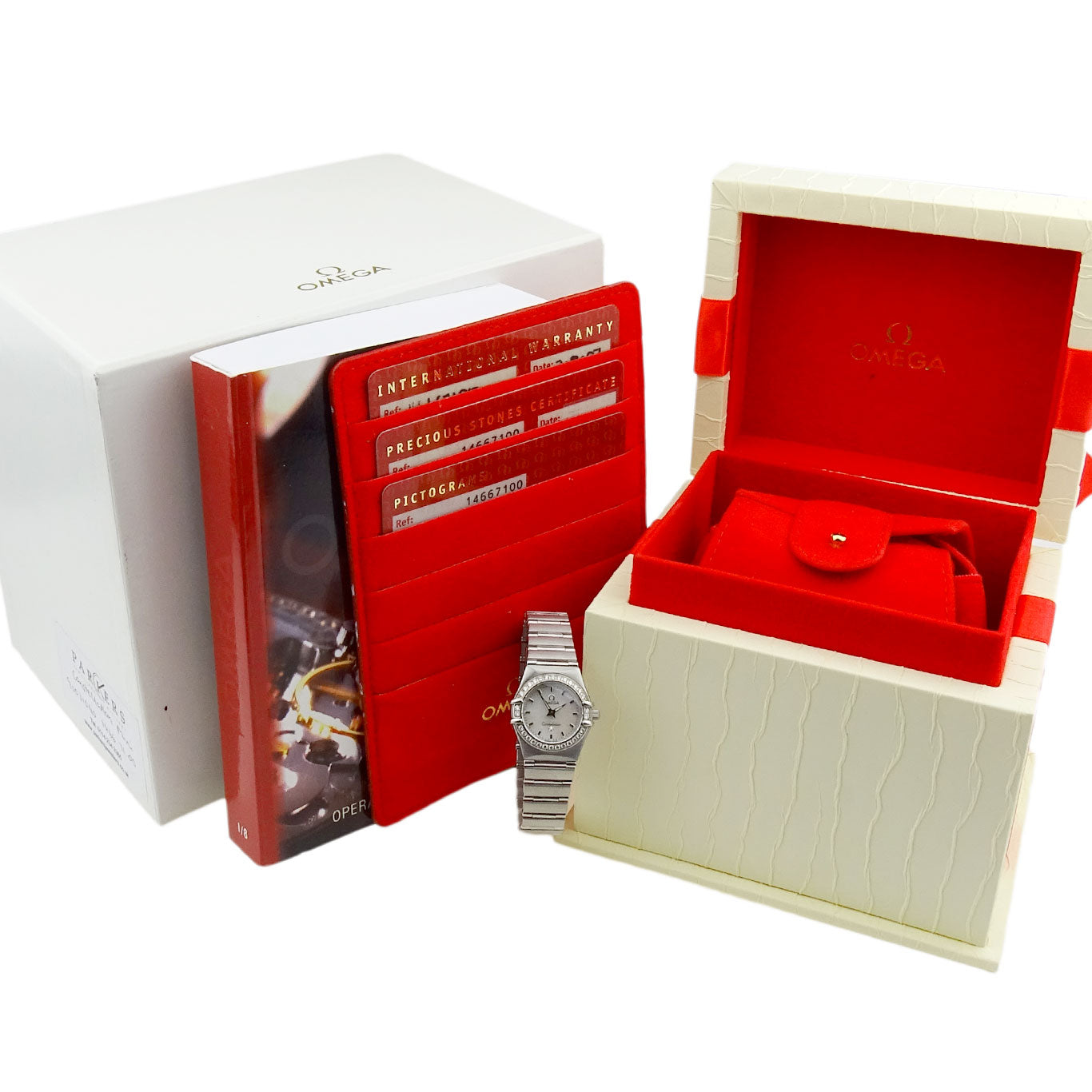Omega Constellation Mini Diamond Quartz 1466.71.00