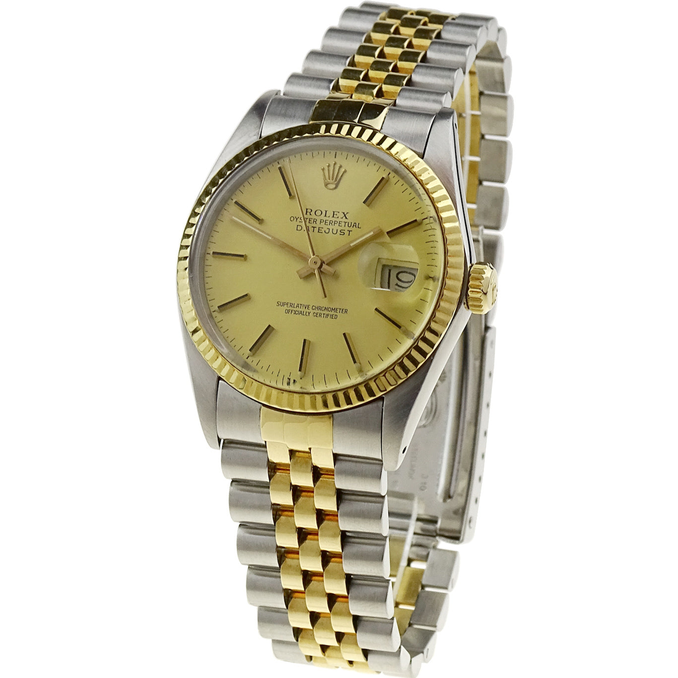 Rolex Datejust Oyster Perpetual Steel and Gold 16013