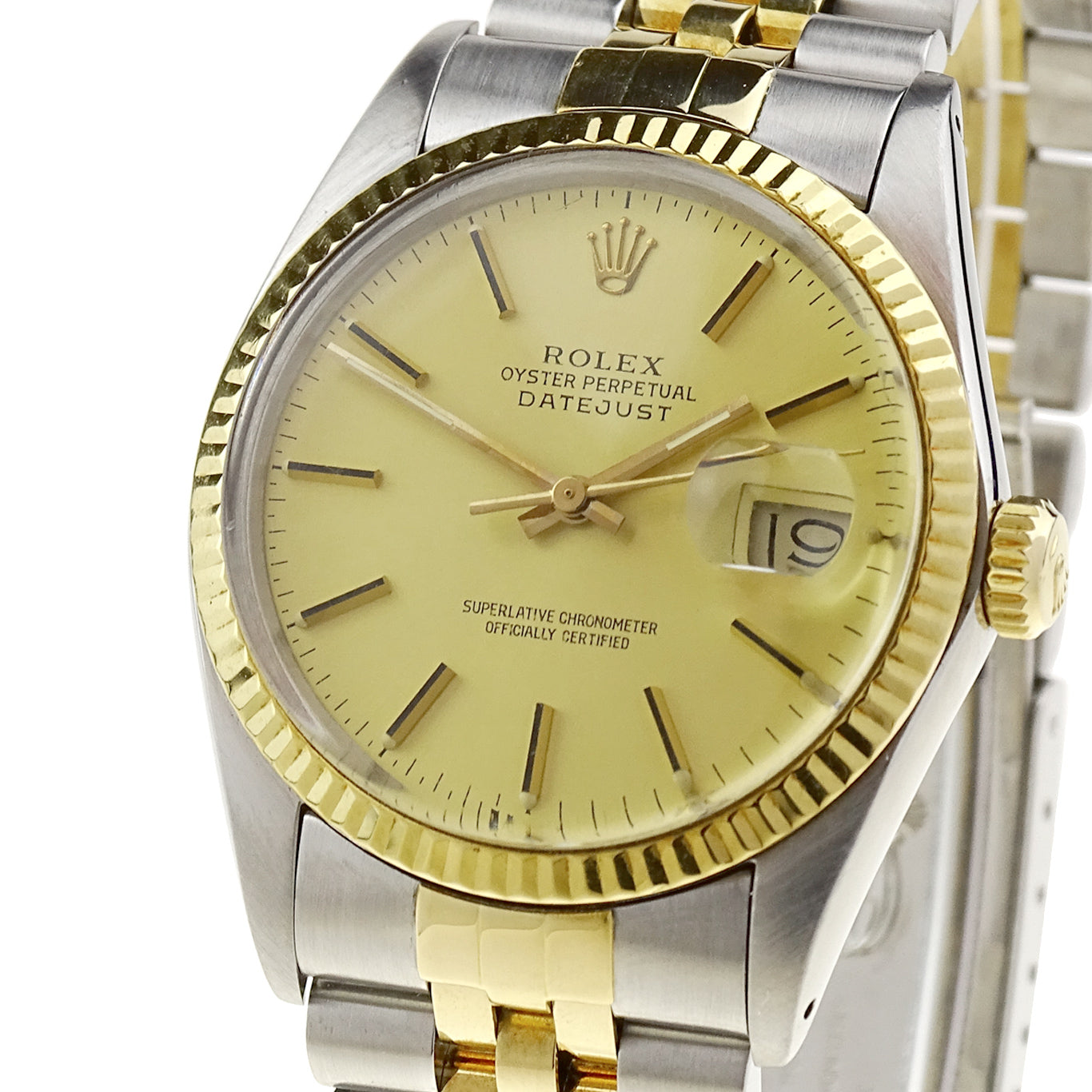 Rolex Datejust Oyster Perpetual Steel and Gold 16013