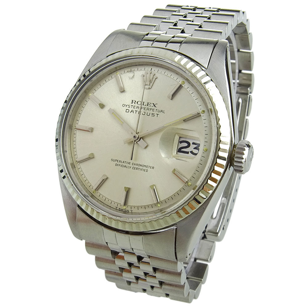Rolex Datejust Steel and White Gold 1601