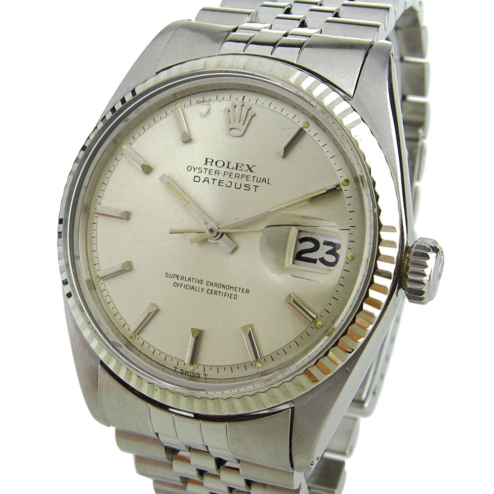 Rolex Datejust Steel and White Gold 1601