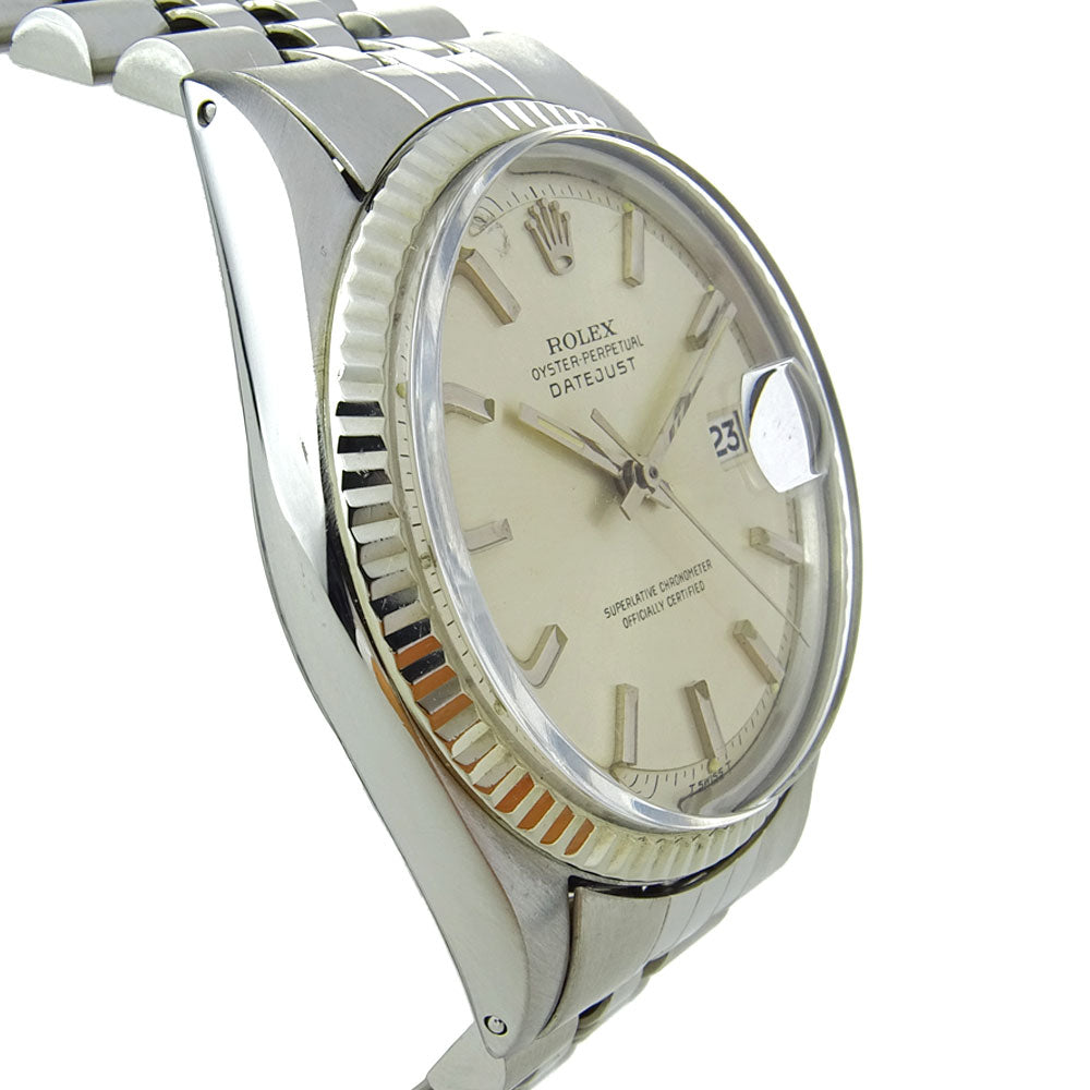 Rolex Datejust Steel and White Gold 1601