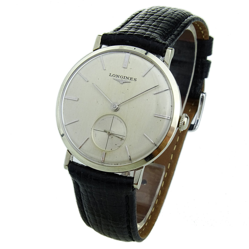 Longines 14k White Gold Vintage Mechanical
