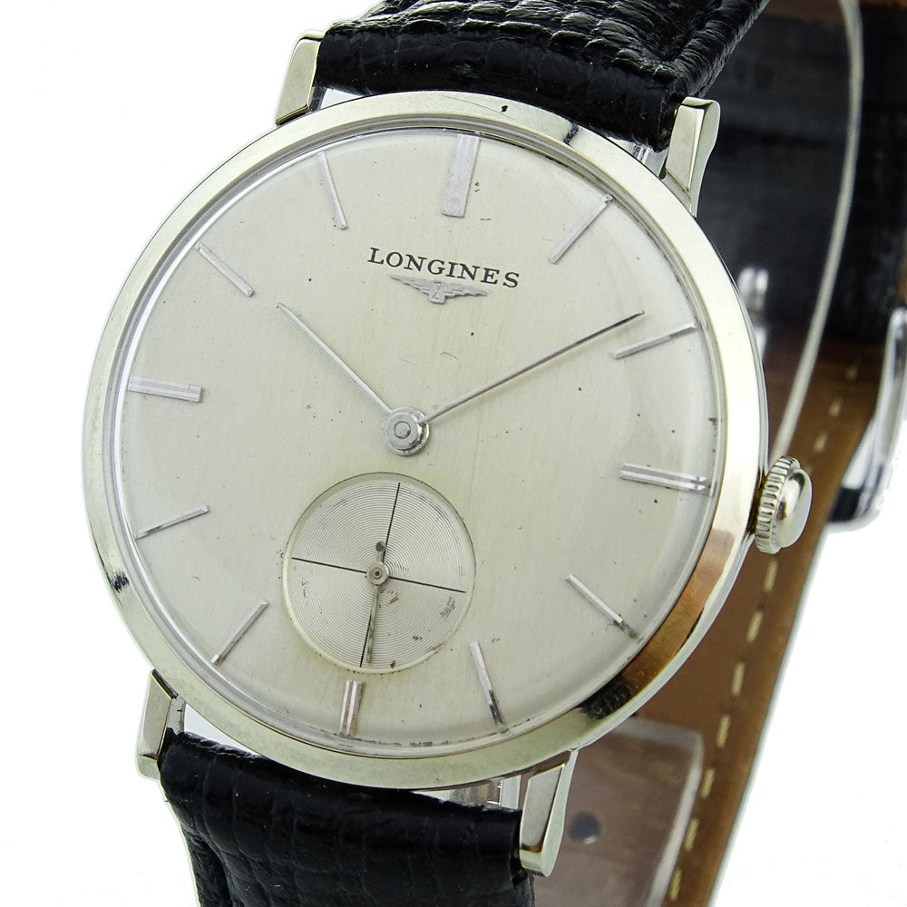 Longines 14k White Gold Vintage Mechanical