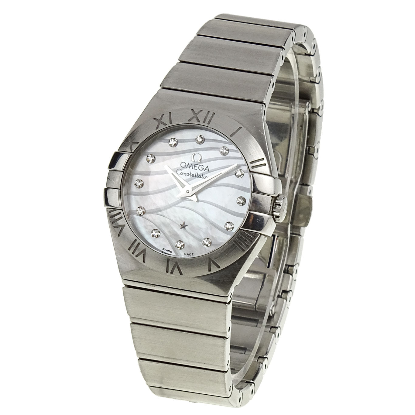 Omega Lady Constellation Diamond Dot 123.10.27.60.55.003
