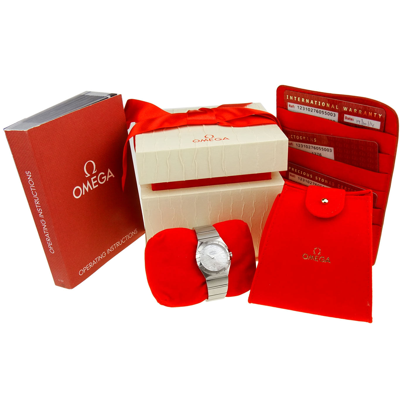 Omega Lady Constellation Diamond Dot 123.10.27.60.55.003