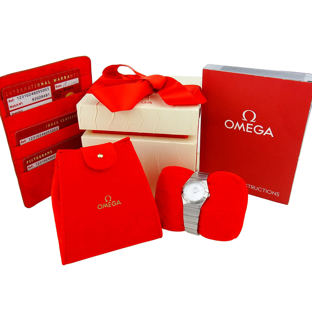 Omega Constellation Ladies Quartz 123.10.24.60.55.003