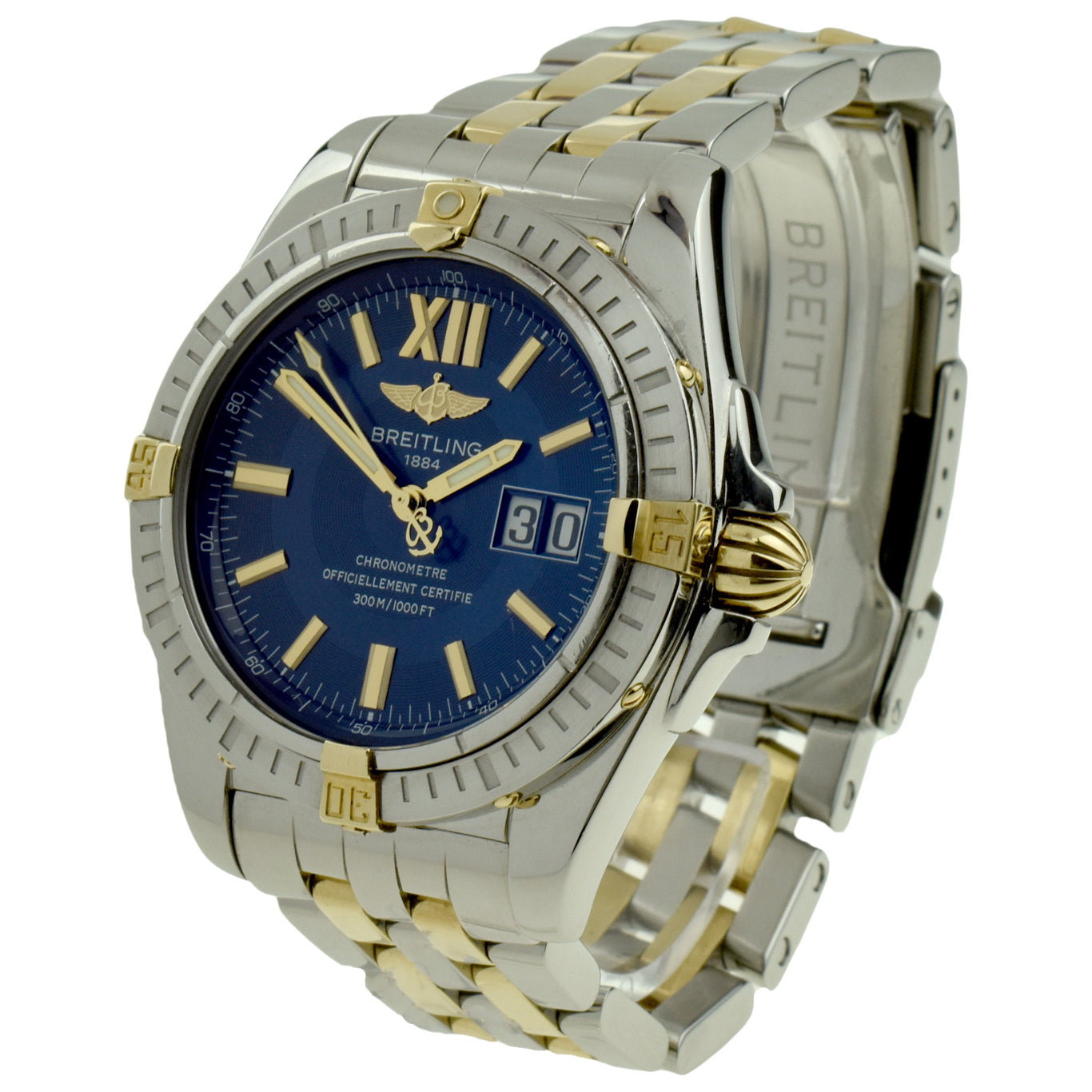 Breitling Cockpit Stainless Steel &amp; Gold B49350