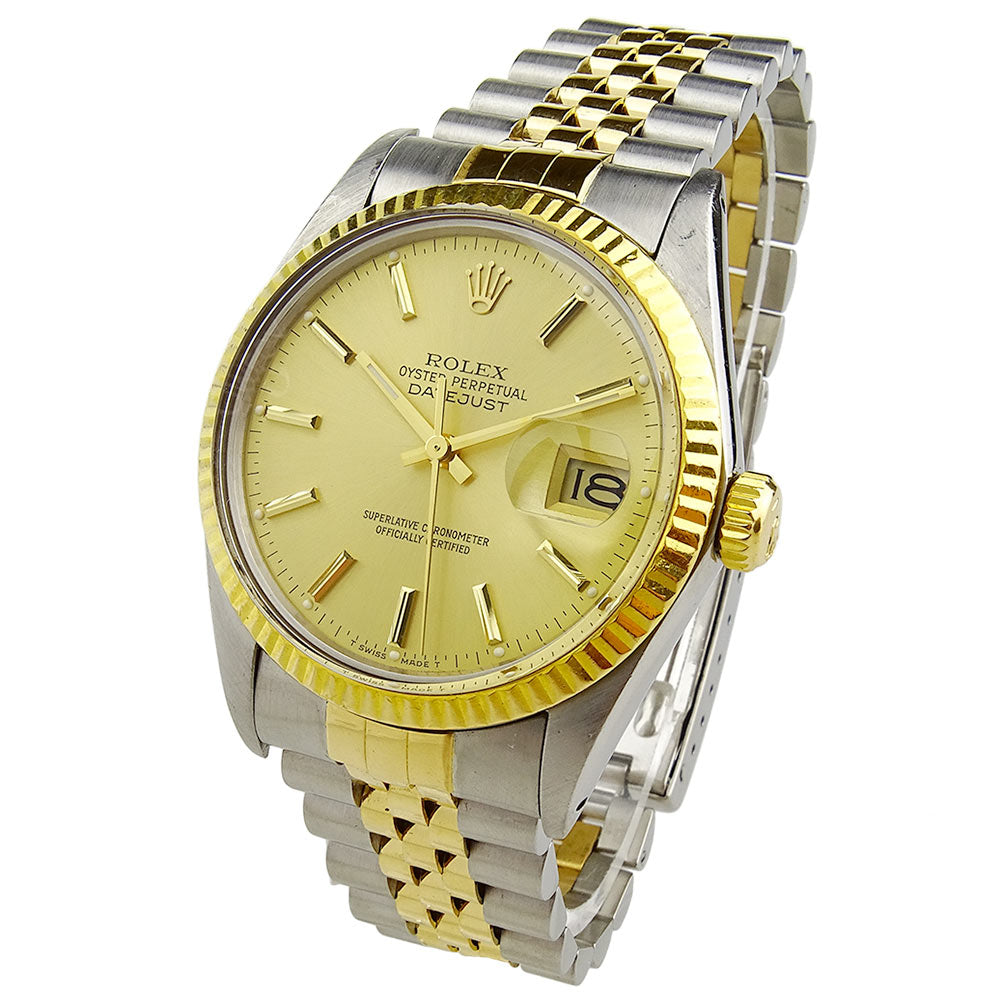 Rolex Datejust Oyster Perpetual Steel &amp; Gold 16013