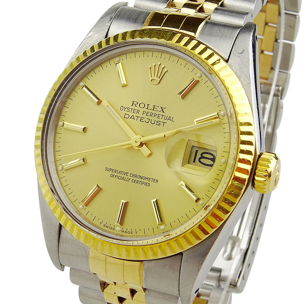 Rolex Datejust Oyster Perpetual Steel &amp; Gold 16013