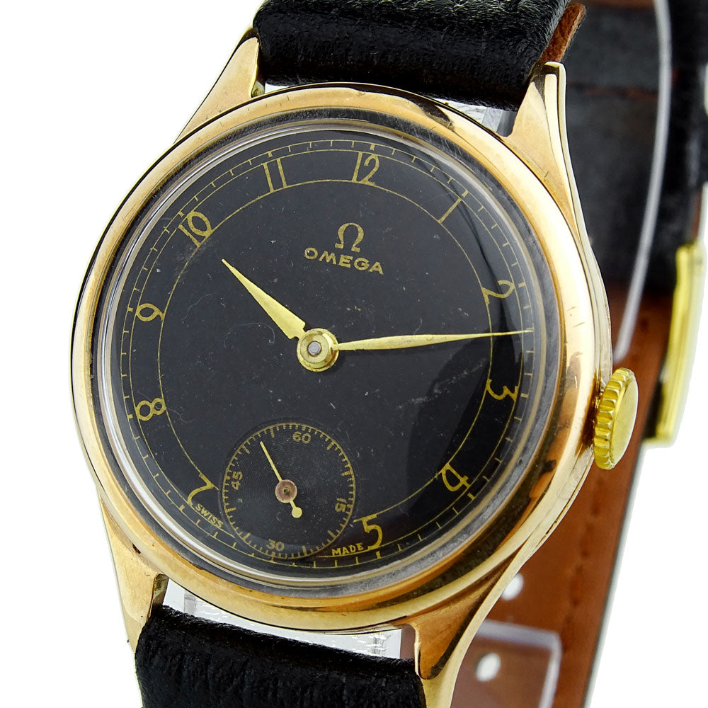 Omega Vintage 9ct Gold Mid Size Mechanical
