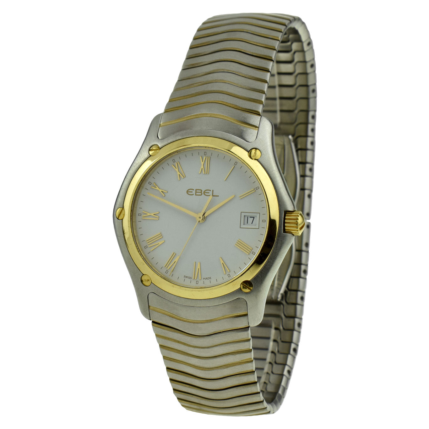 Ebel Classic Wave Stainless Steel &amp; Gold Quartz E1255F41