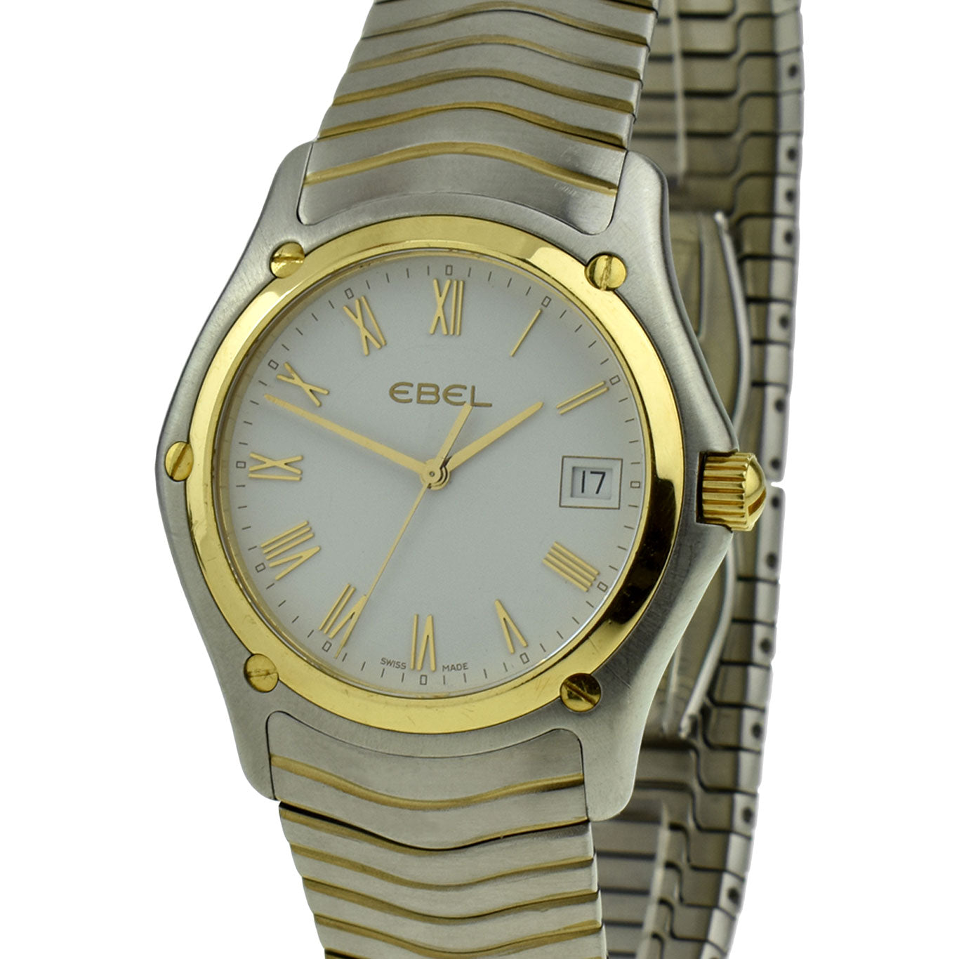 Ebel Classic Wave Stainless Steel &amp; Gold Quartz E1255F41