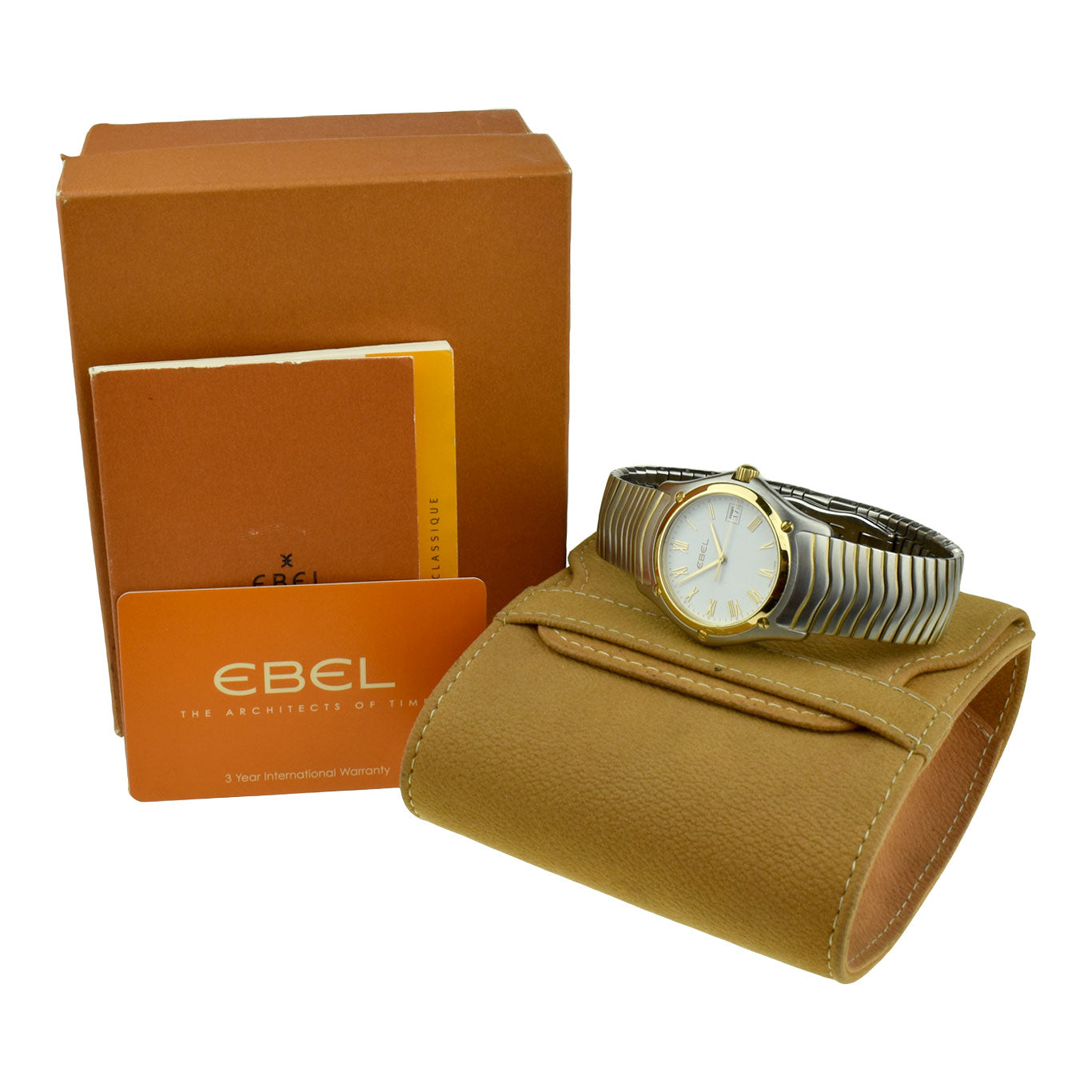 Ebel Classic Wave Stainless Steel &amp; Gold Quartz E1255F41