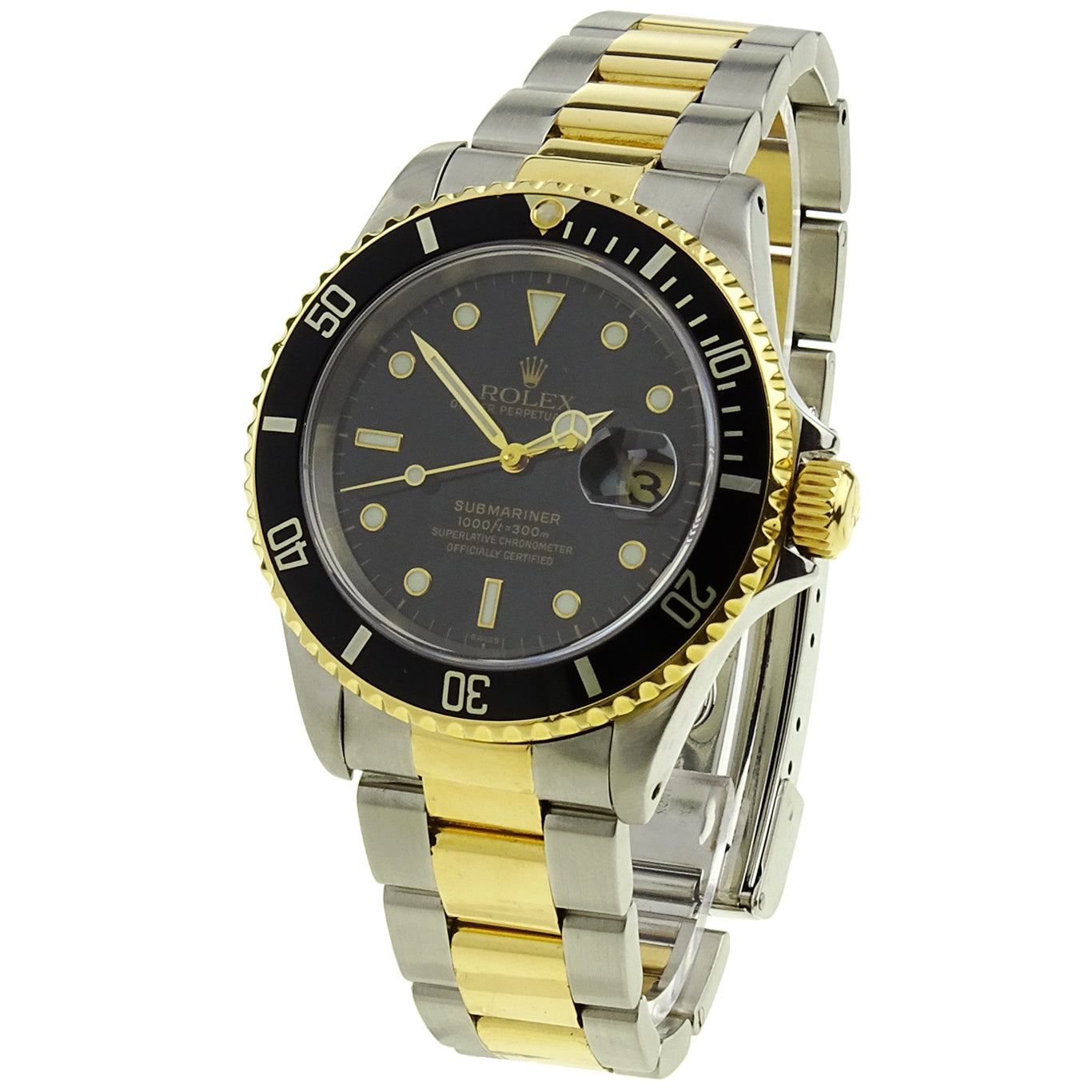 Rolex Submariner Date Steel &amp; Gold 16613LN