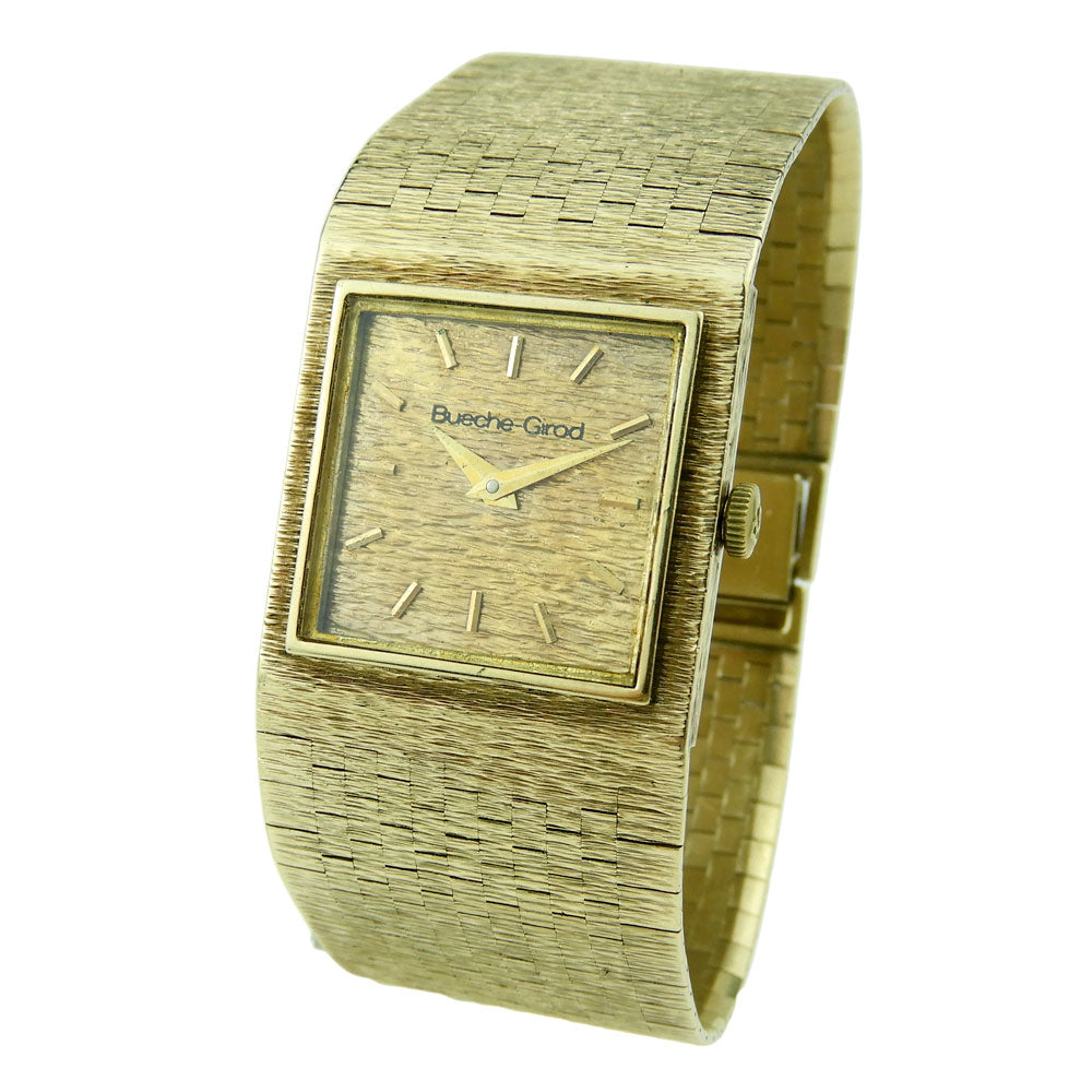 Bueche-Girod Gents 9ct Gold Mechanical