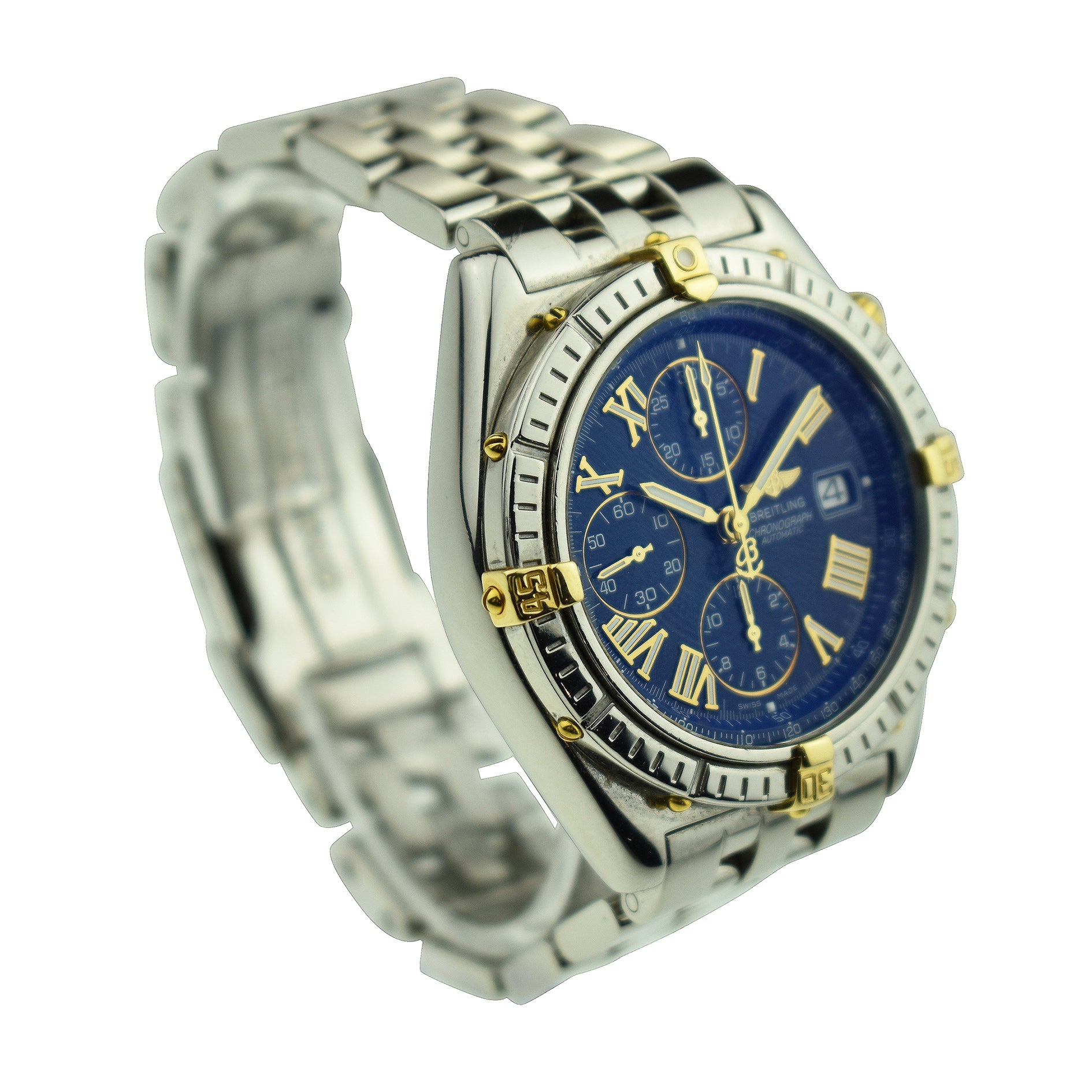 Breitling Crosswind Stainless Steel & Gold B13055