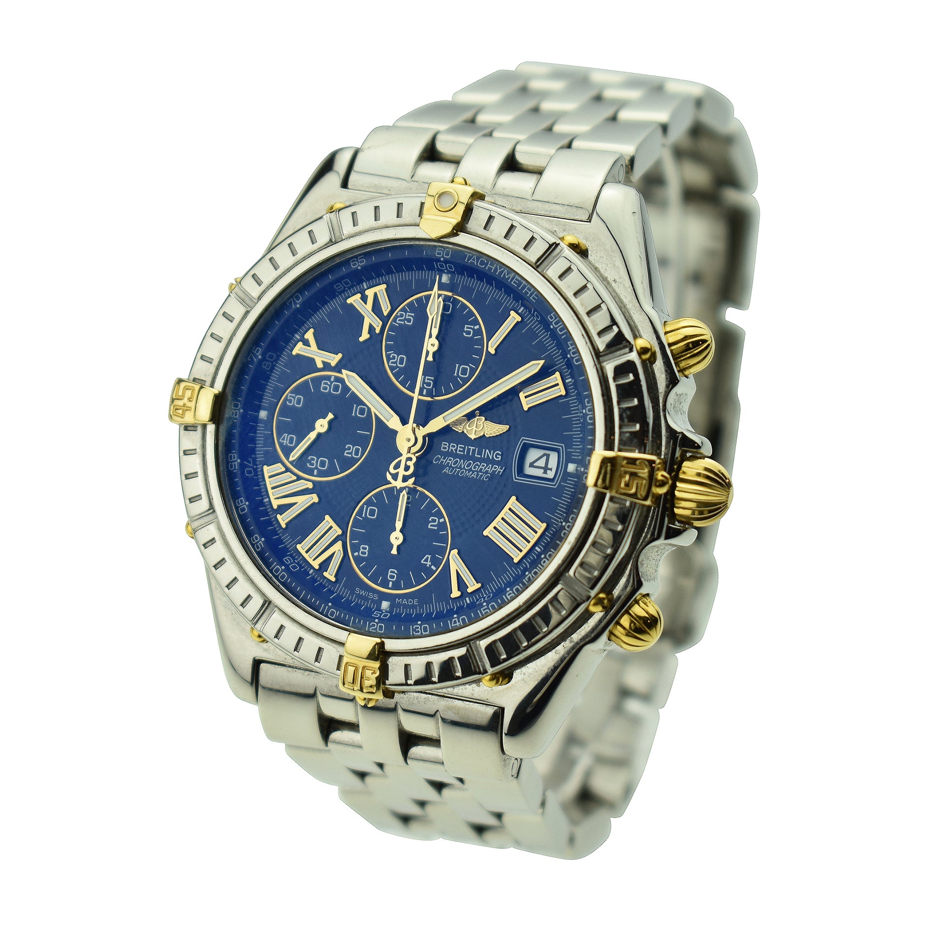 Breitling Crosswind Stainless Steel & Gold B13055