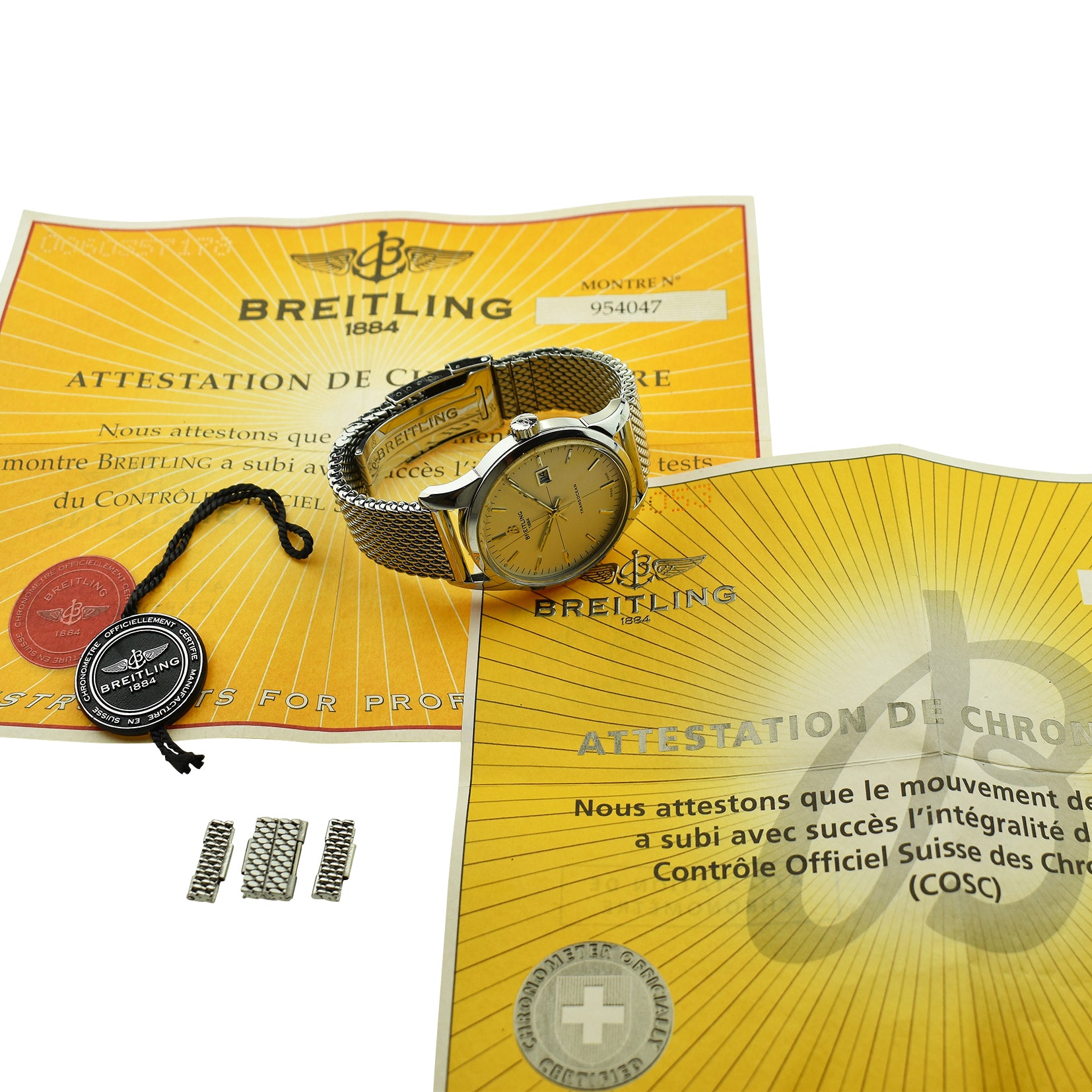 Breitling Transocean Stainless Steel A1036012