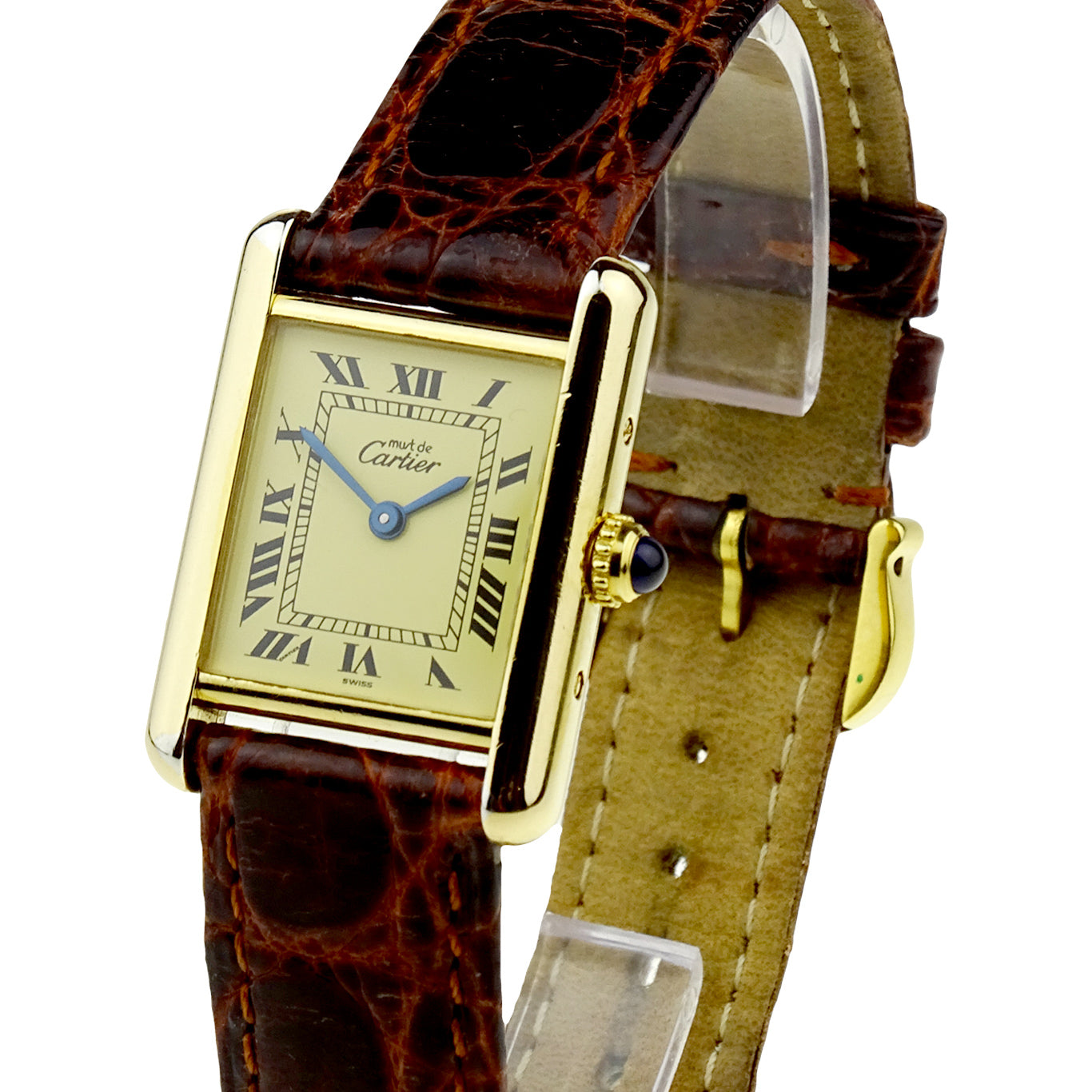 Cartier Must De Cartier Tank Gold Plate 1613