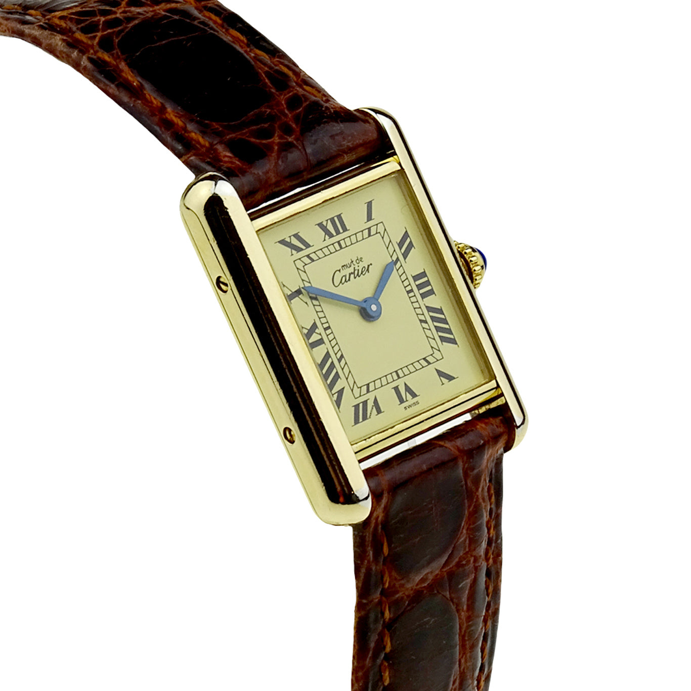 Cartier Must De Cartier Tank Gold Plate 1613