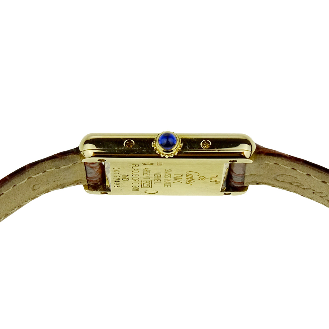 Cartier Must De Cartier Tank Gold Plate 1613