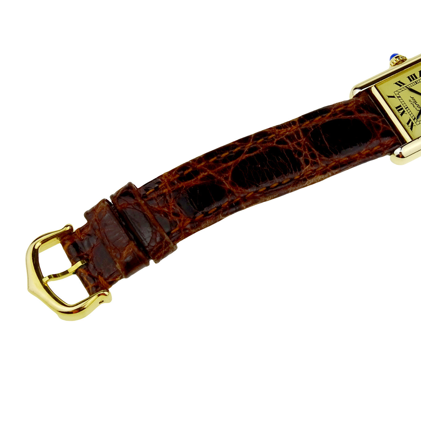 Cartier Must De Cartier Tank Gold Plate 1613