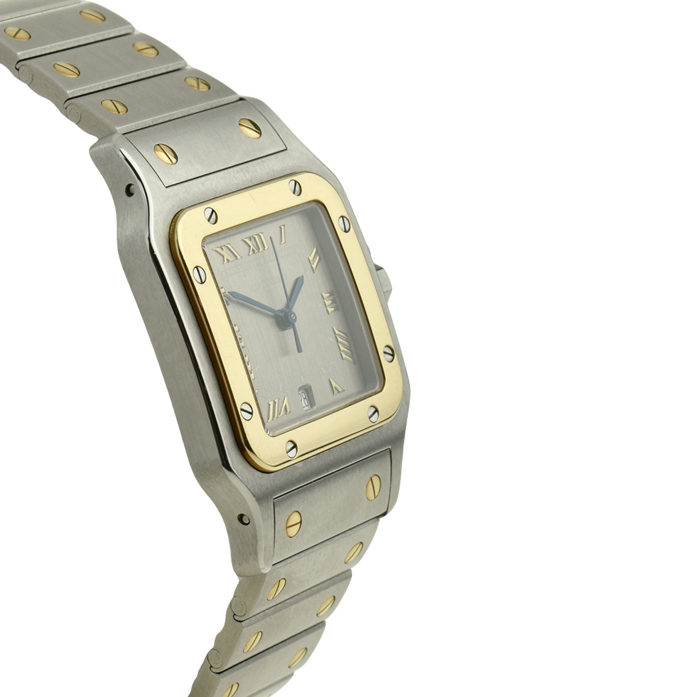 Cartier Santos Galbee Steel &amp; Gold Quartz W20030C4