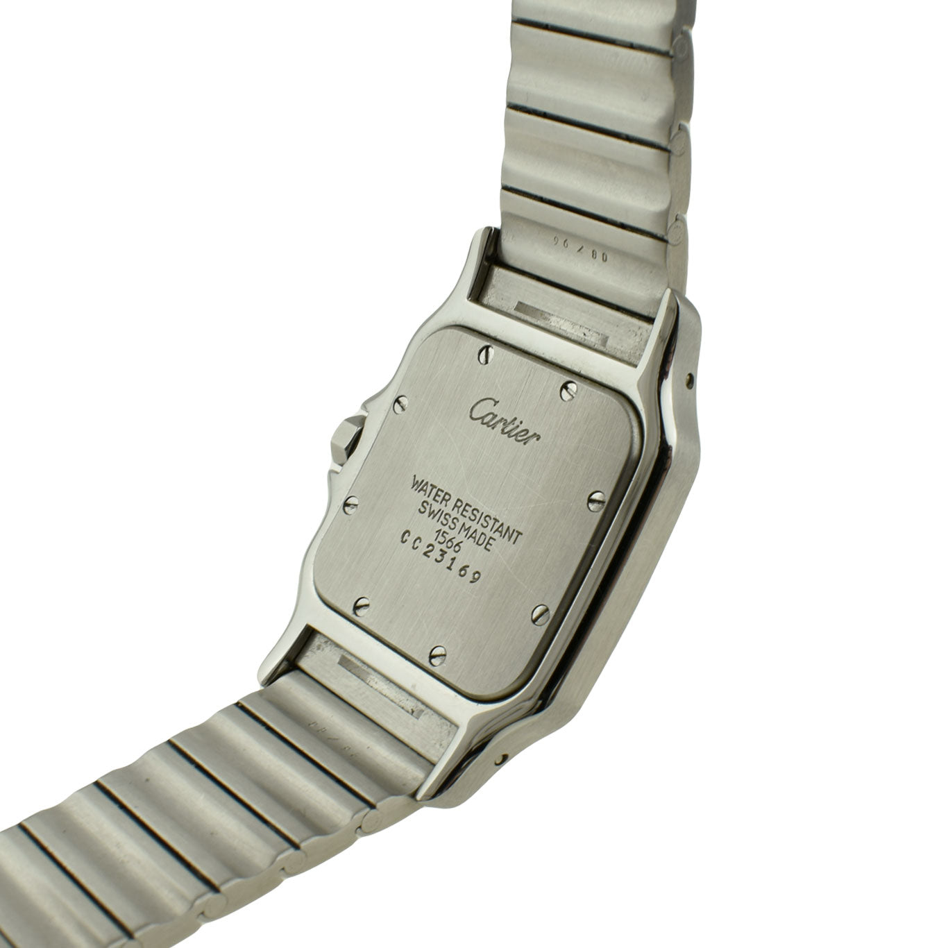 Cartier Santos Galbee Steel &amp; Gold Quartz W20030C4