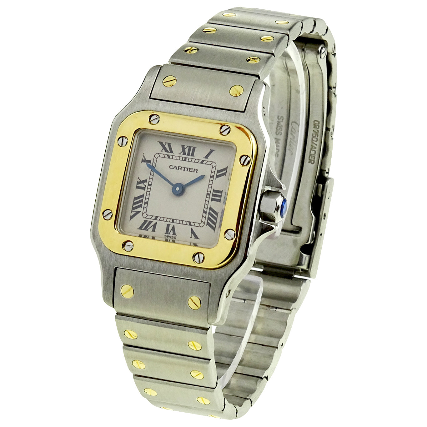 Cartier Lady Santos Galbee Steel &amp; Gold Quartz 1567