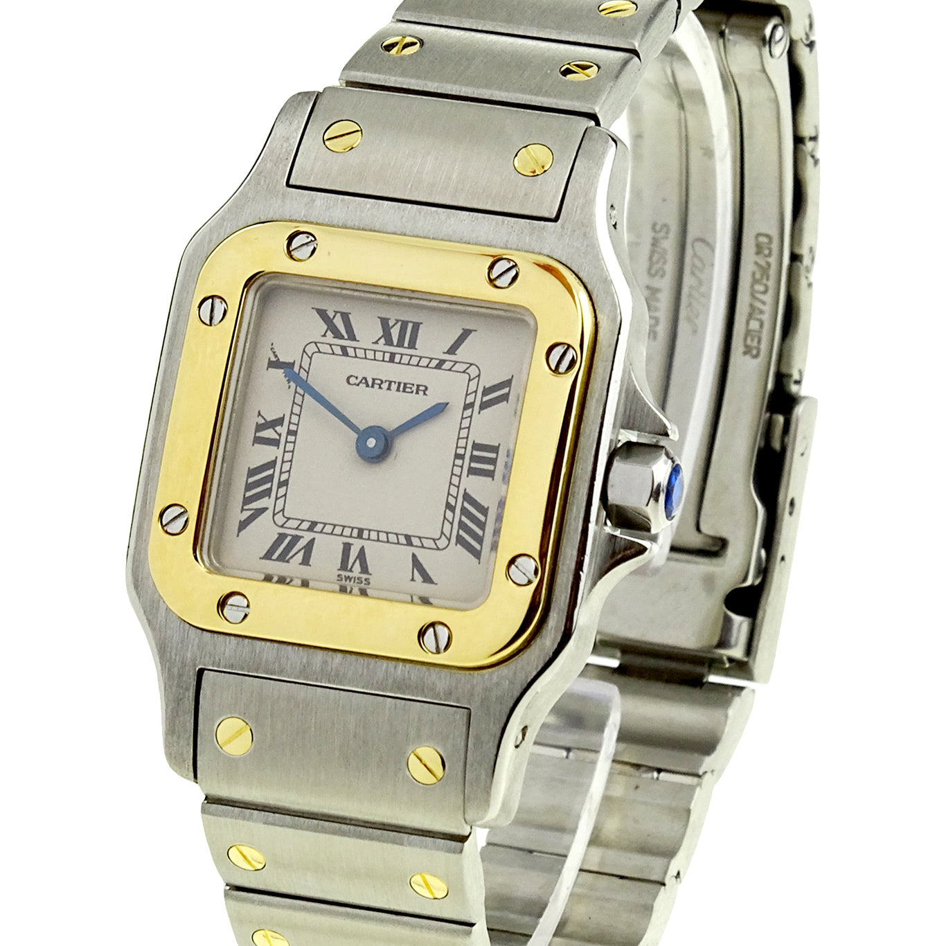 Cartier Lady Santos Galbee Steel &amp; Gold Quartz 1567