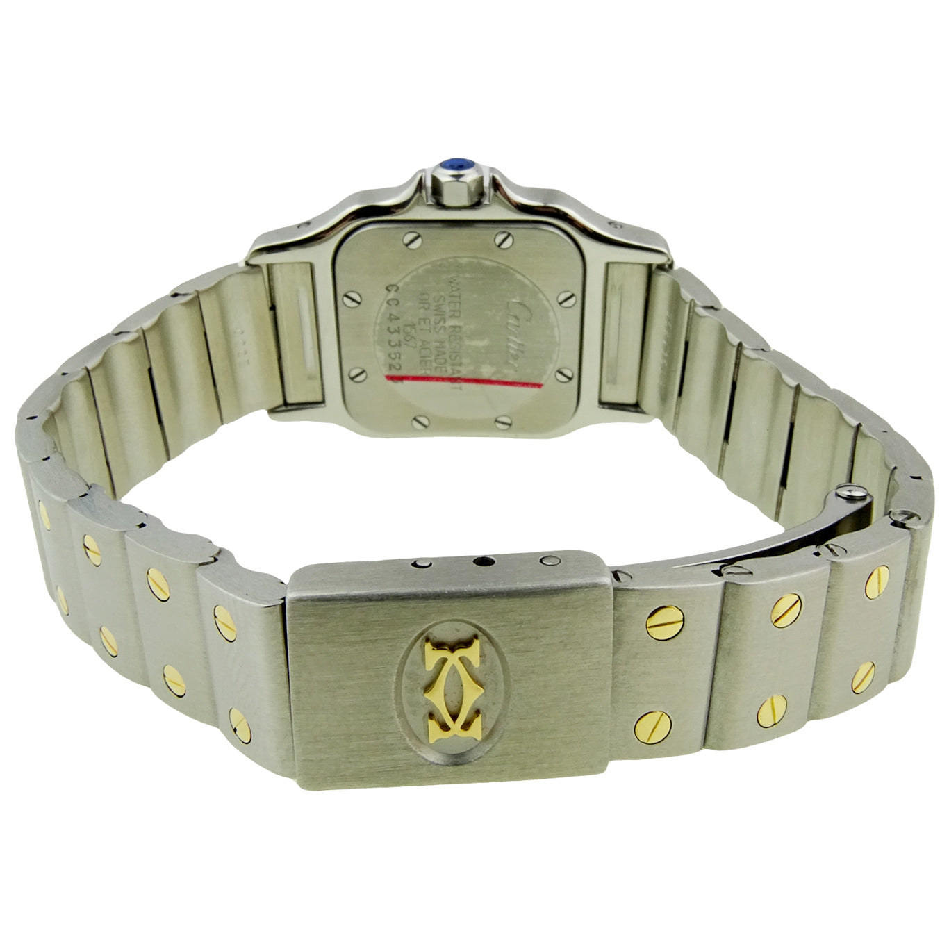 Cartier Lady Santos Galbee Steel &amp; Gold Quartz 1567