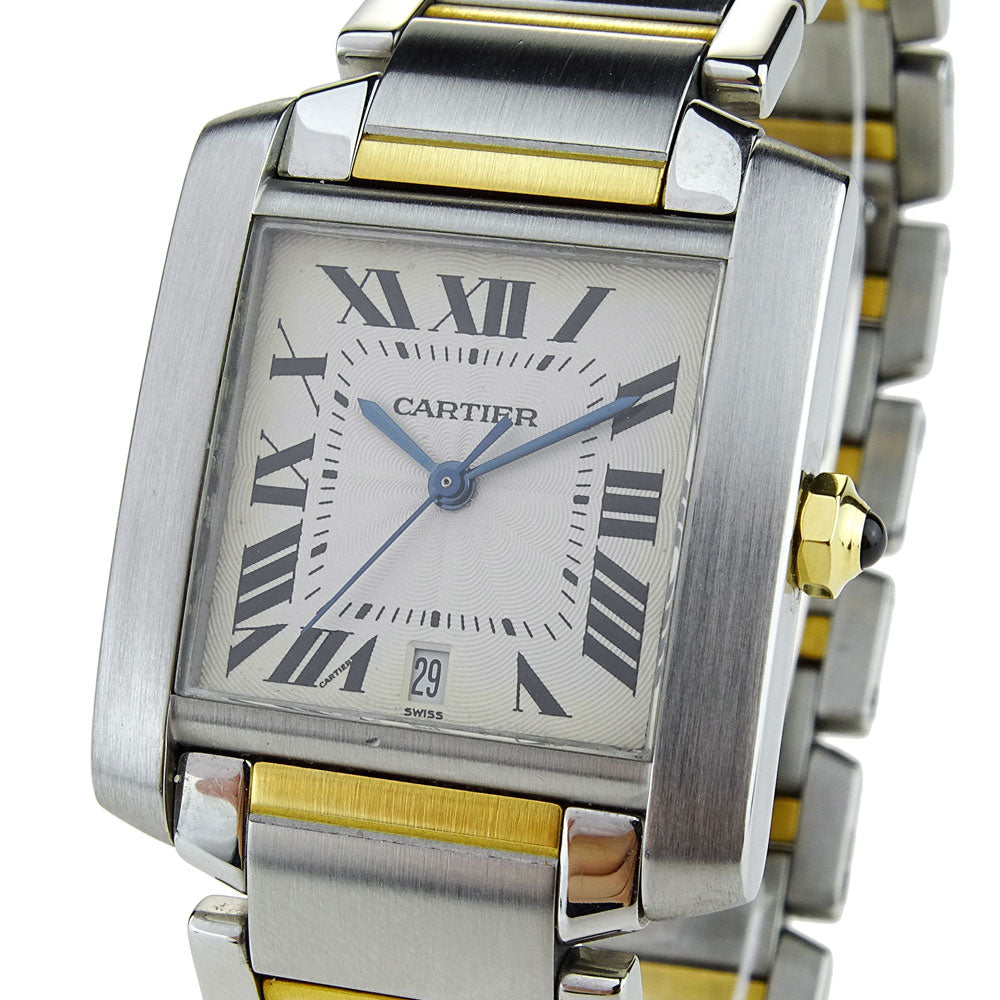 Cartier Tank Francaise Steel &amp; Gold Gents Automatic W51005Q4