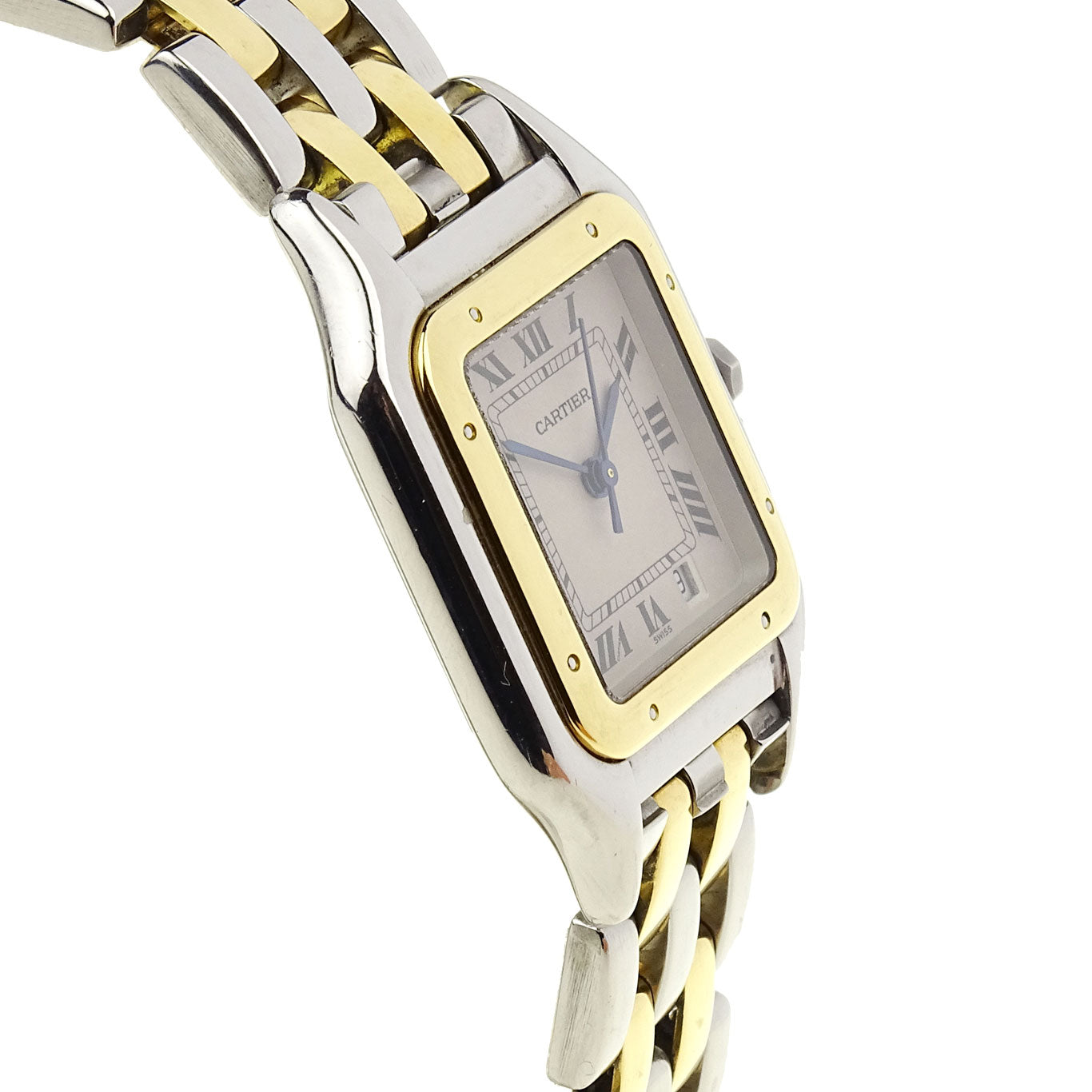 Cartier Panthere Steel and Gold Quartz W25028B6
