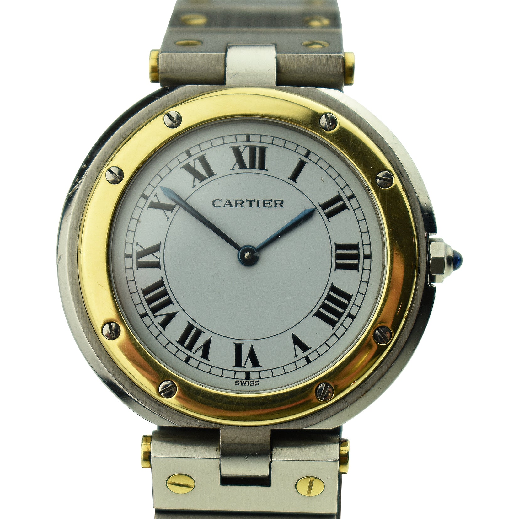 Cartier Santos Vendome Quartz Gold & Steel 8191