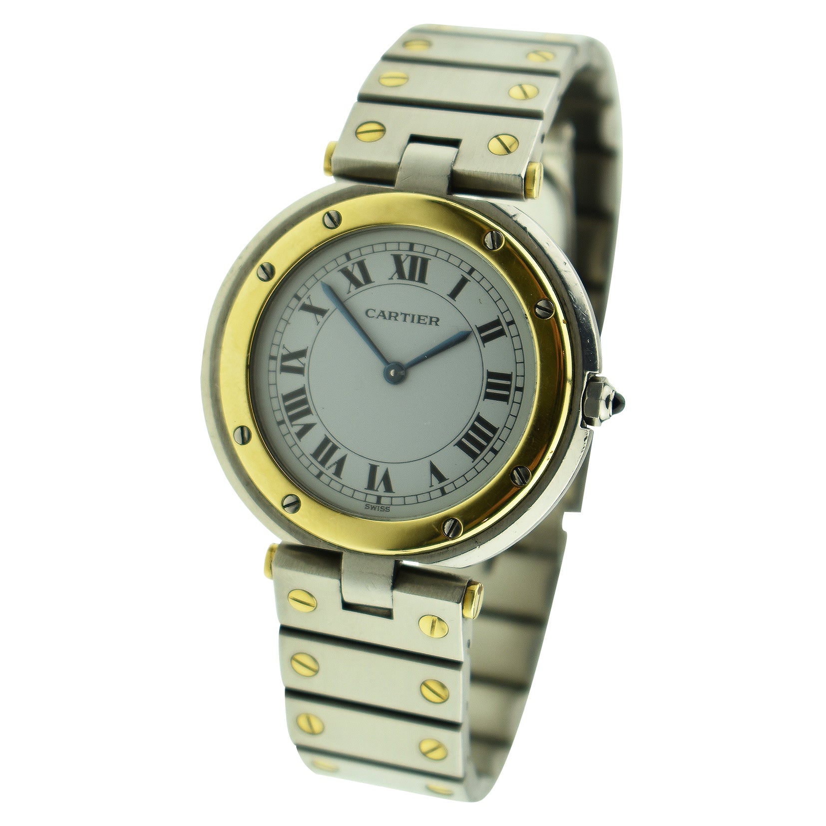 Cartier Santos Vendome Quartz Gold & Steel 8191