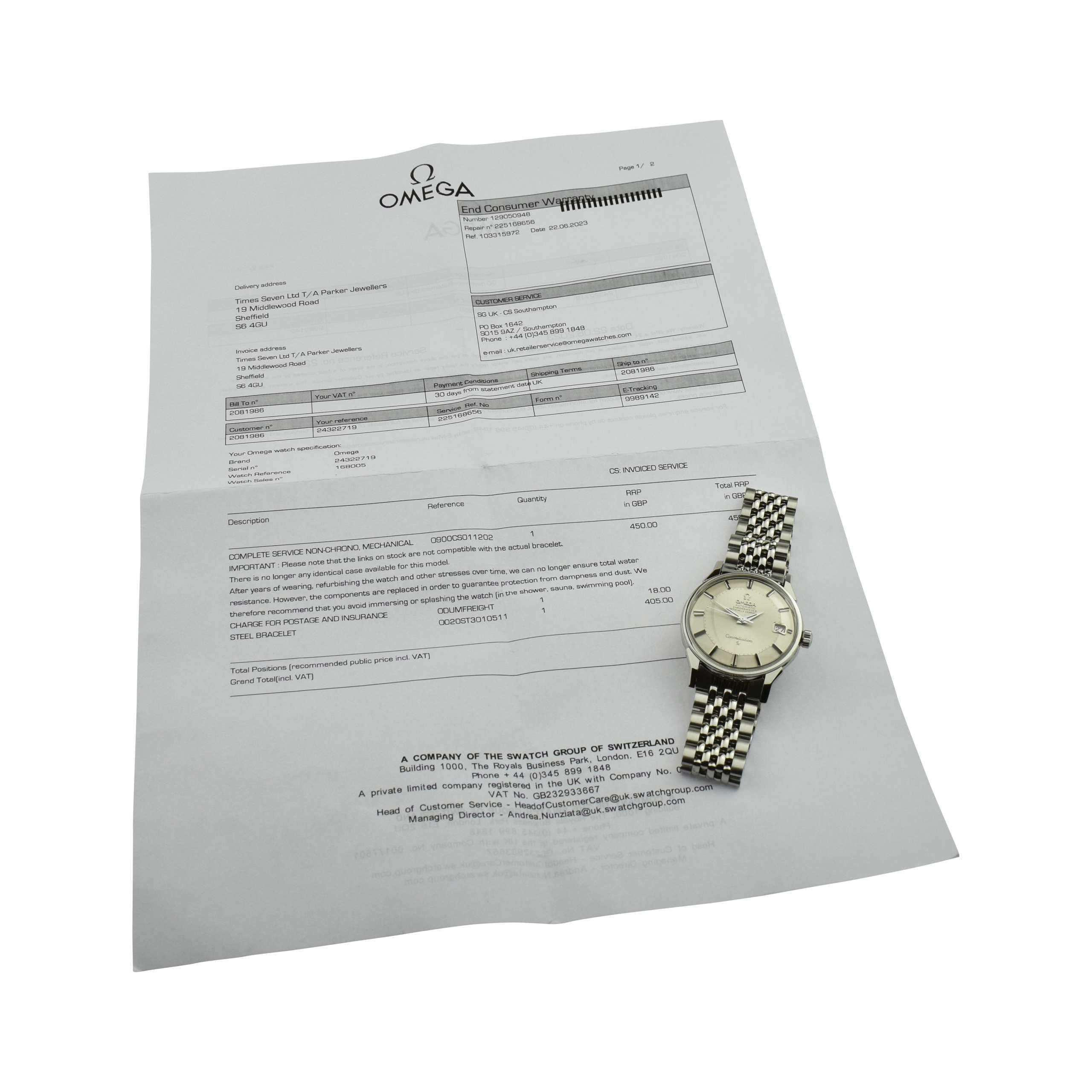Omega Constellation ‘Pie-Pan’ Vintage Automatic 168.005