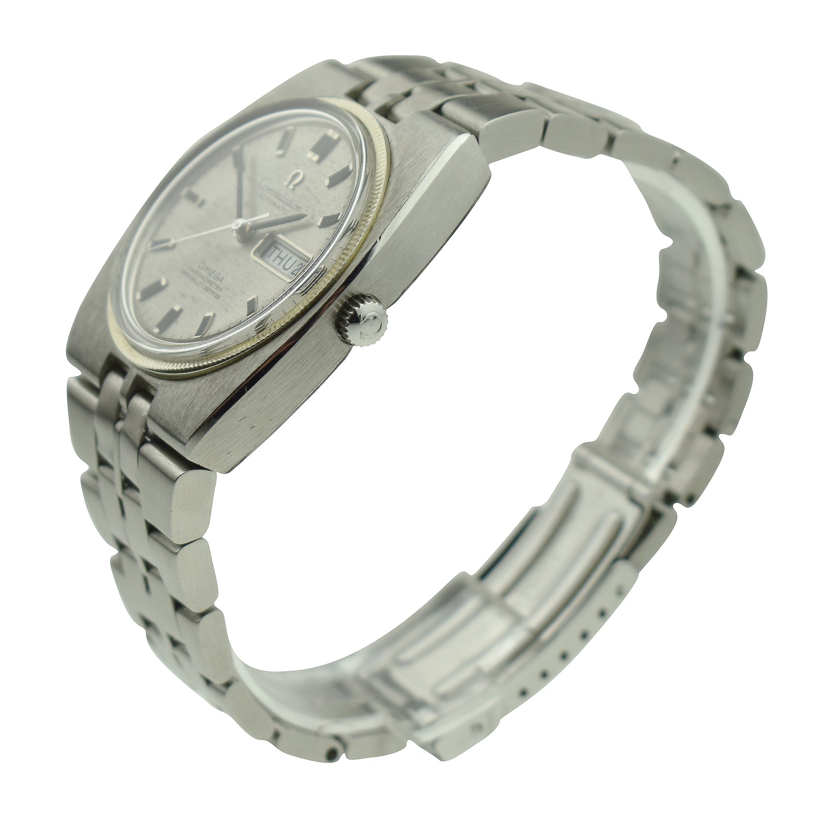 Omega Constellation Chronometer Day Date 168.045