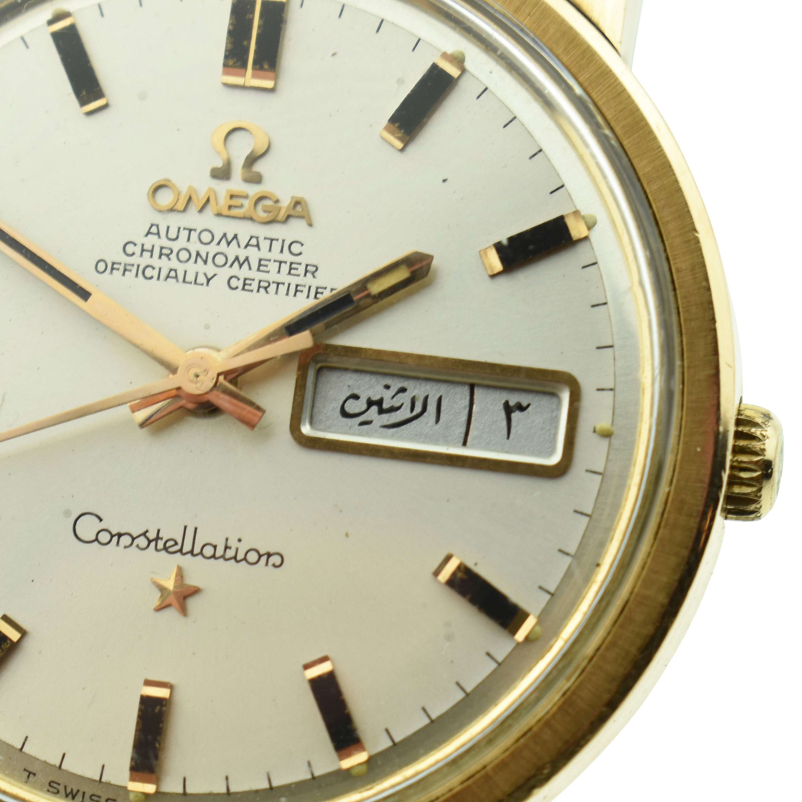 Omega Constellation Arabic Day-Date 168.016